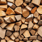 Morceaux de bois échoués sur une plage