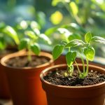 Potager en mars